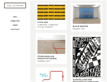 Tablet Screenshot of paulaltmann.de